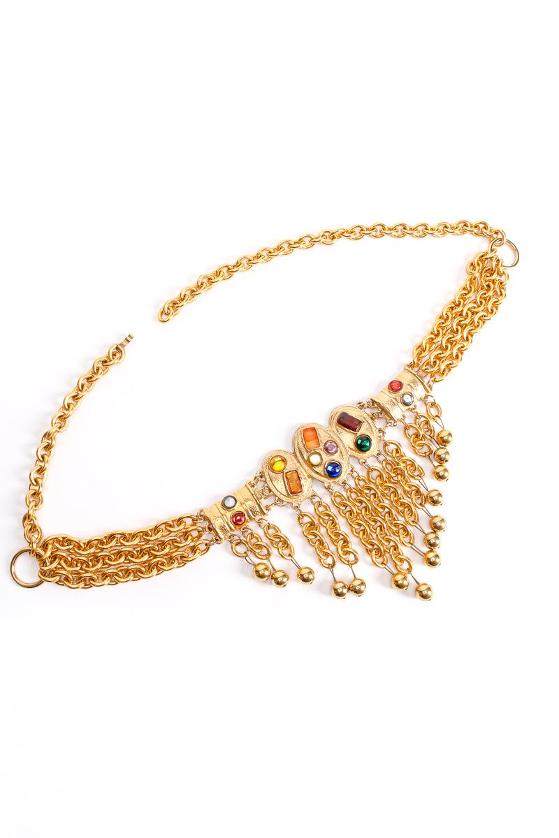 Vintage Jeweled Chain Fringe Belt at Recess Los Angeles