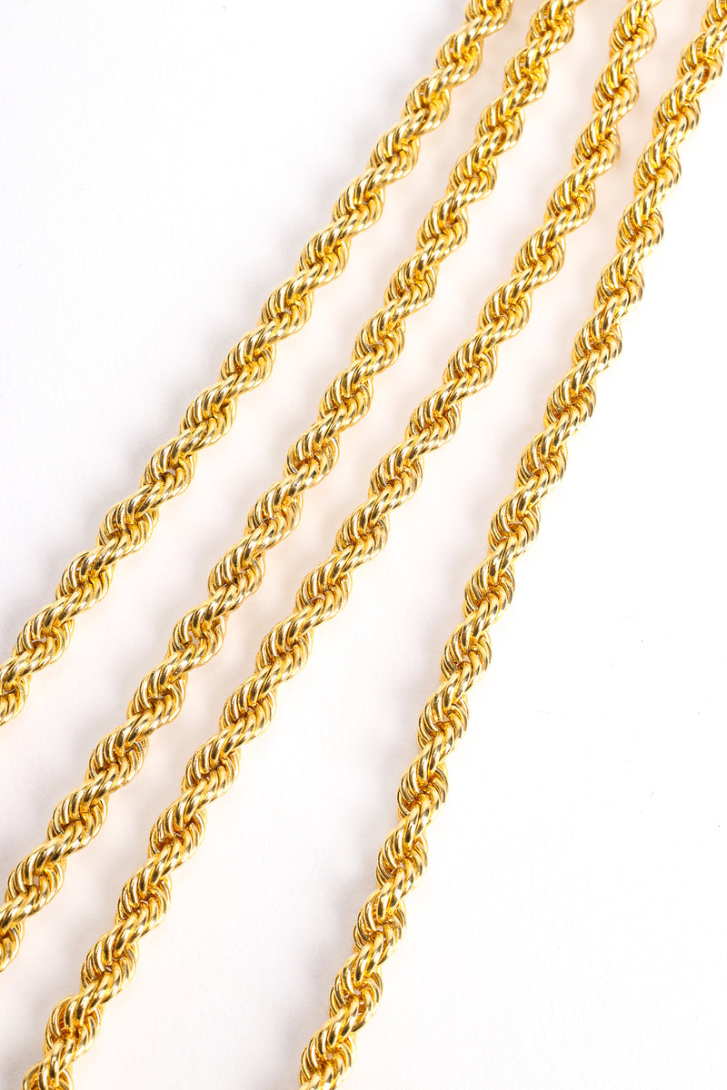 Vintage Crystal Bead Tassel Wrap Lariat chain at Recess Los Angeles