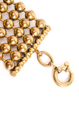 Vintage Moon & Stars Brass Ball Bead Choker clasp at Recess Los Angeles