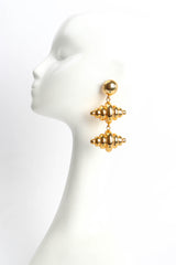 Vintage Double Croissant Chandelier Earrings on mannequin @ Recess Los Angeles