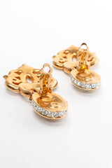 Vintage Fleur Rhinestone Earrings clip detail @ Recess Los Angeles