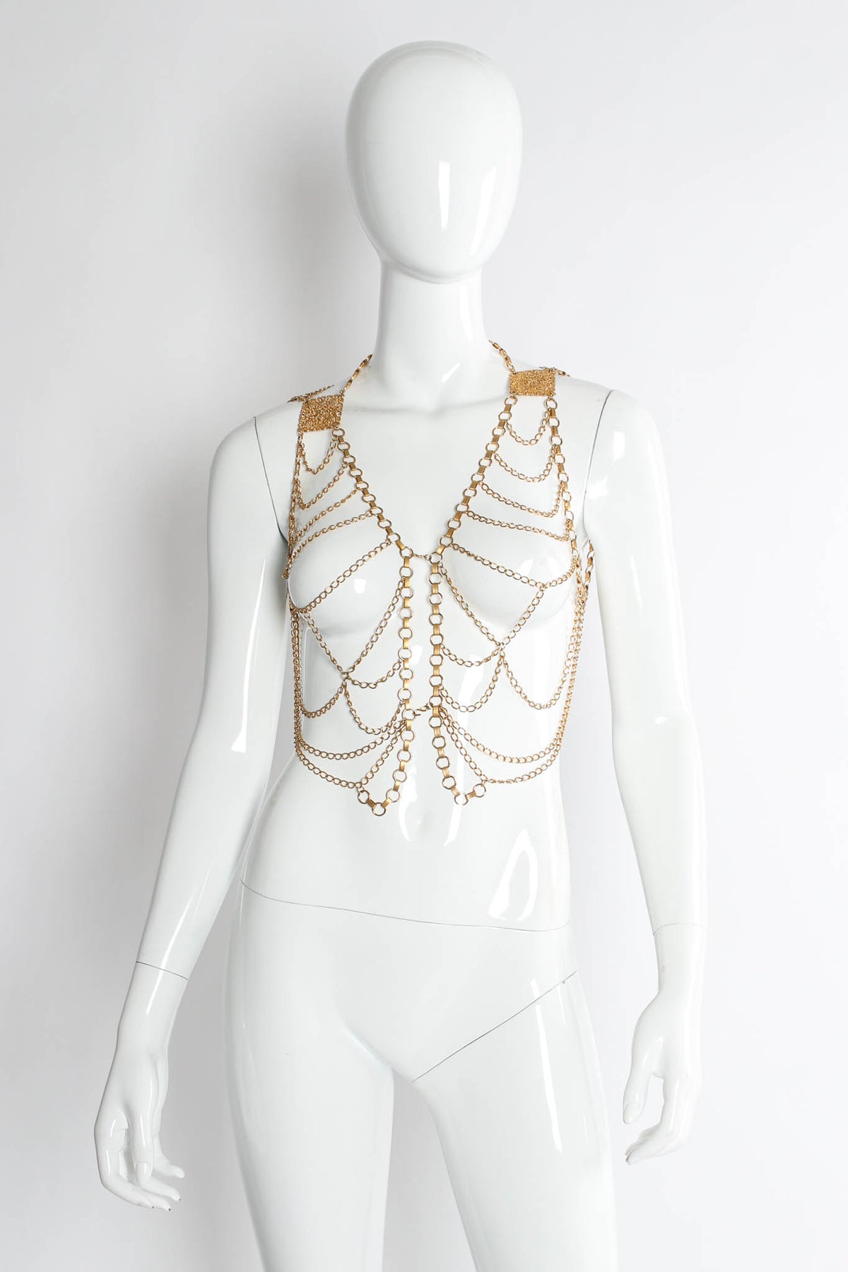 【アメリヴィンテージ】MEDI CHAIN HARNESS SET TANK ☆vivienne westwood☆ハーネス スタッド チェーンベルト 男女