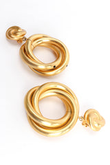 Vintage Tender Twist Coupling Earrings angle @ Recess Los Angeles