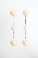 Vintage Long Pearl Drop Earrings at Recess Los Angeles