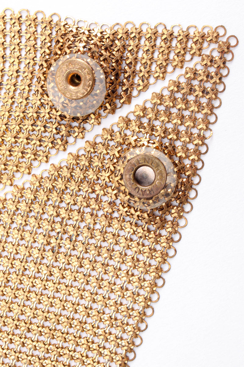 Vintage Mesh Chain Necklace & Bracelet Set fastener @ Recess LA