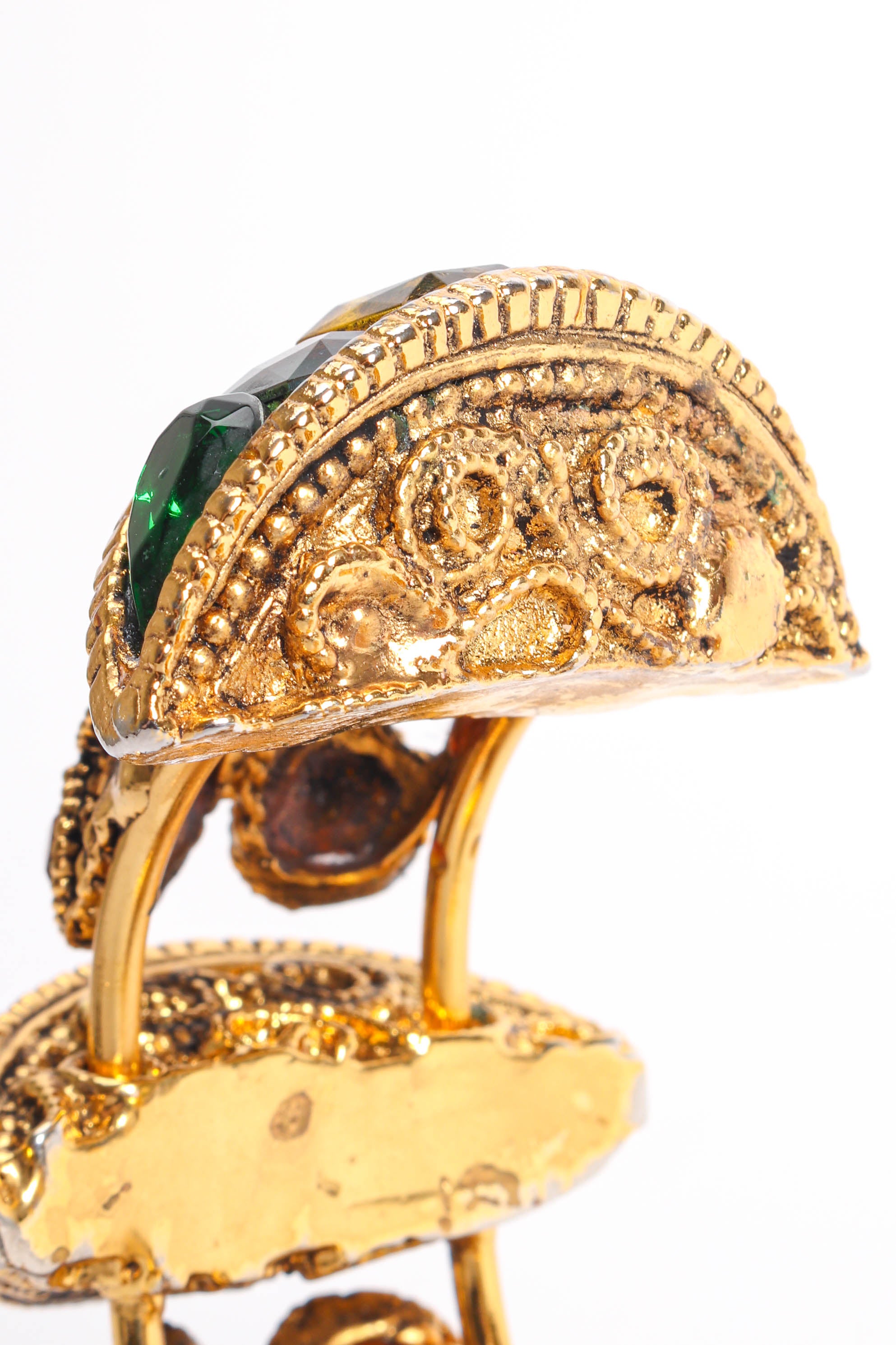 Vintage Chunky Jeweled Baroque Armband baroque details @ Recess LA