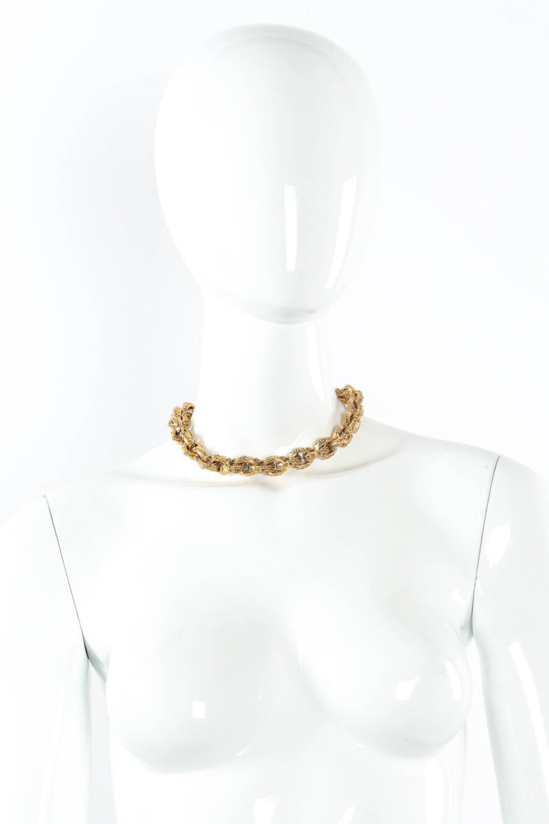 Vintage Grapevine Choker Necklace on mannequin @ Recess LA