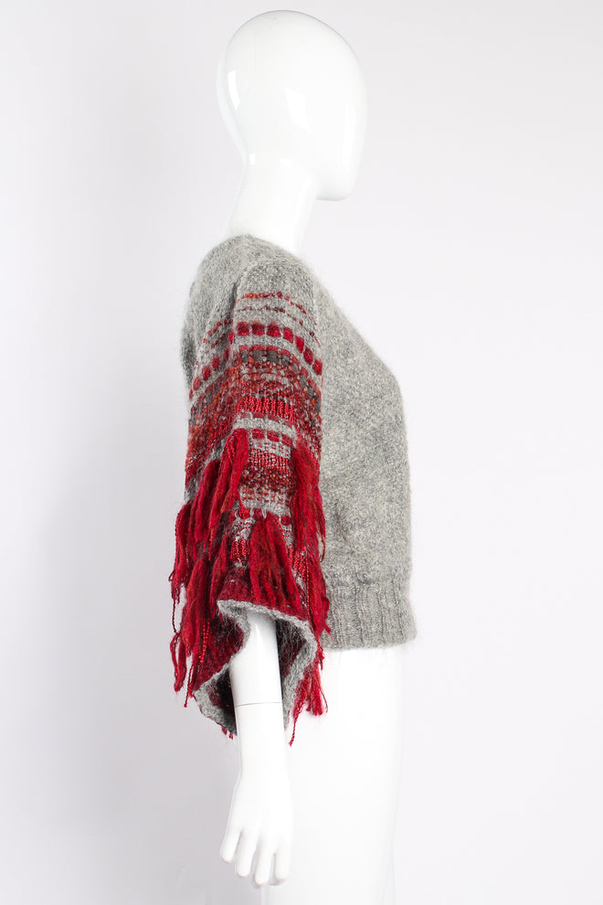 Vintage Brushed Yarn Fringe Top Set on mannequin side at Recess Los Angeles