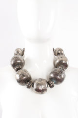 Vintage India Hammered Ball Collar Necklace on mannequin at Recess Los Angeles