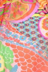 Vintage Geometric Floral Caftan print detail @ Recess LA