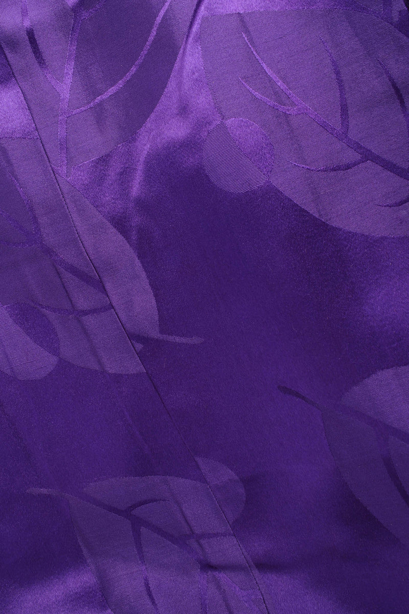 Vintage Majestic Purple Leaf Print Silk Kimono fabric/print @ Recess Los Angeles