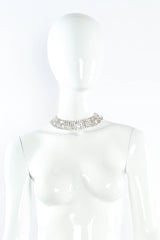 Vintage Baguette Crystal Collar on mannequin @ Recess Los Angeles