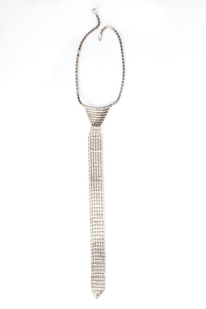 Vintage Rhinestone Tie Necklace reverse @ Recess Los Angeles