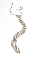 Vintage Rhinestone Tie Necklace art flat @ Recess Los Angeles