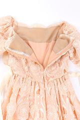 Vintage Richilene embroidered lace dress back zipper @recessla