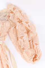 Vintage Richilene embroidered lace dress sleeve detail @recessla