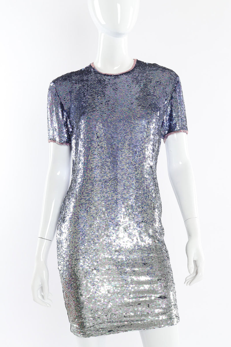 Sequin dress by Naeem Khan mannequin front @recessla