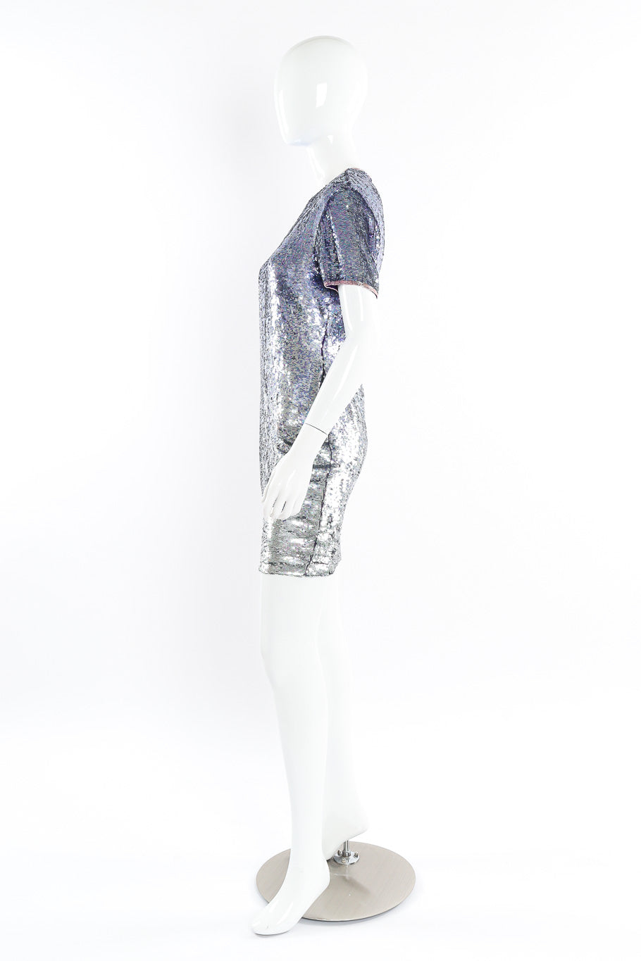Sequin dress by Naeem Khan mannequin full side @recessla