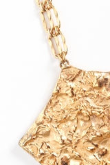 Vintage Napier Brutalist Double Pendant Necklace II pendant discoloration @ Recess Los Angeles