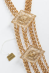 Vintage Napier Filigree Pom Waterfall Necklace reverse @ Recess Los Angeles
