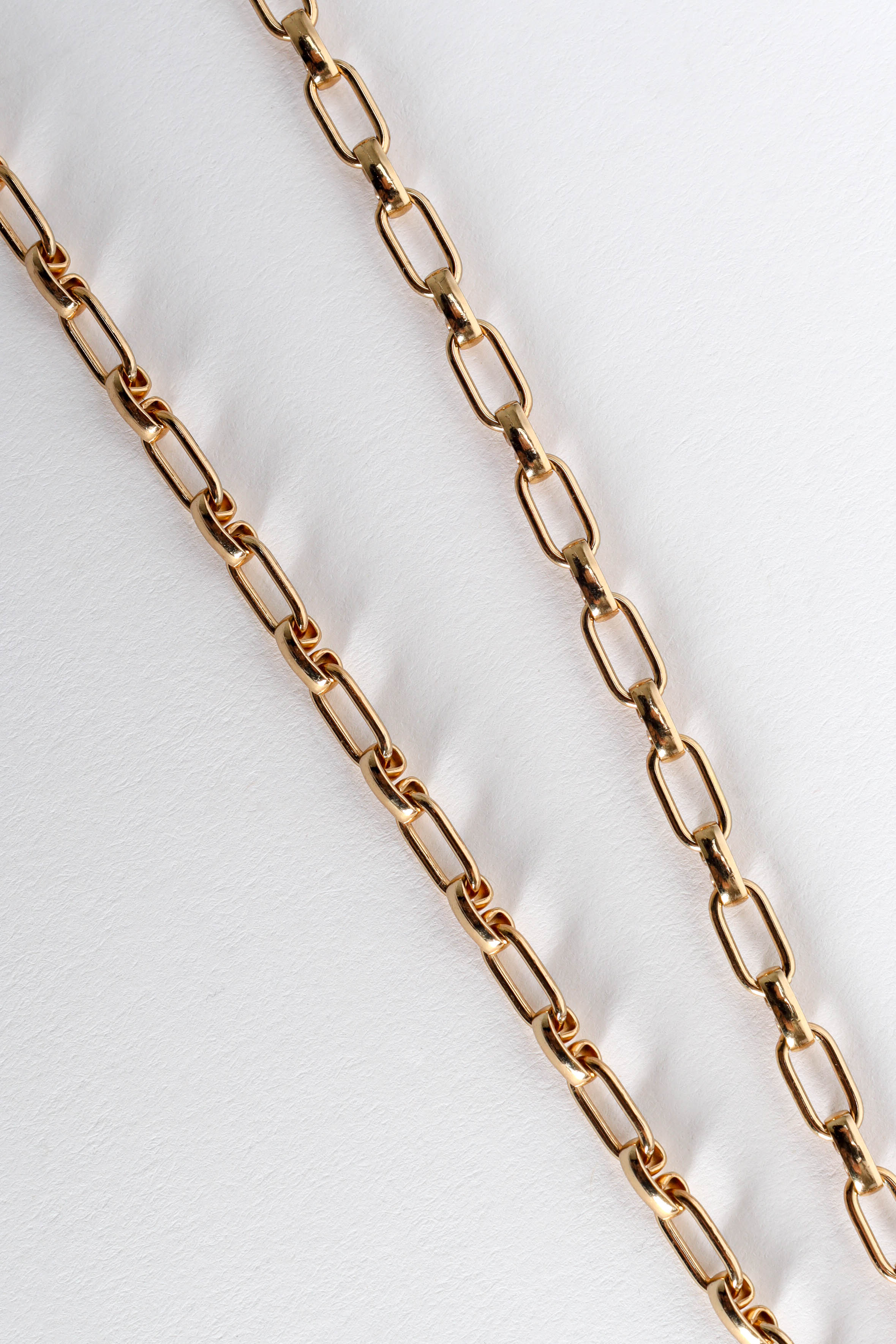 Vintage NAPIER 1970 Geometric Maze Necklace chain detail @ Recess LA