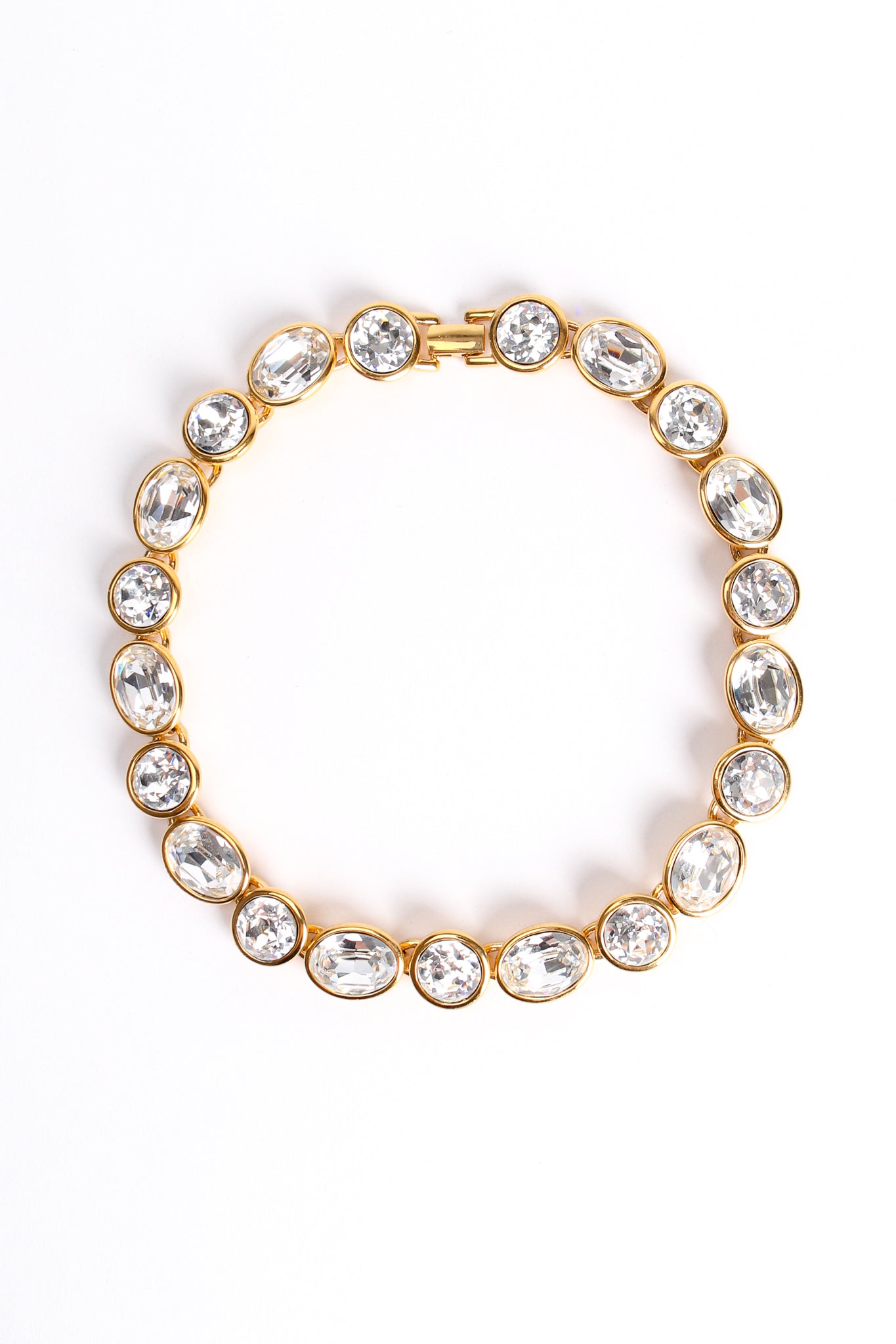 Vintage Napier Chunky Cut Crystal Collar Necklace at Recess Los Angeles