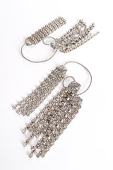 Vintage Napier Rhinestone Fringe Ear Hooks at Recess Los Angeles