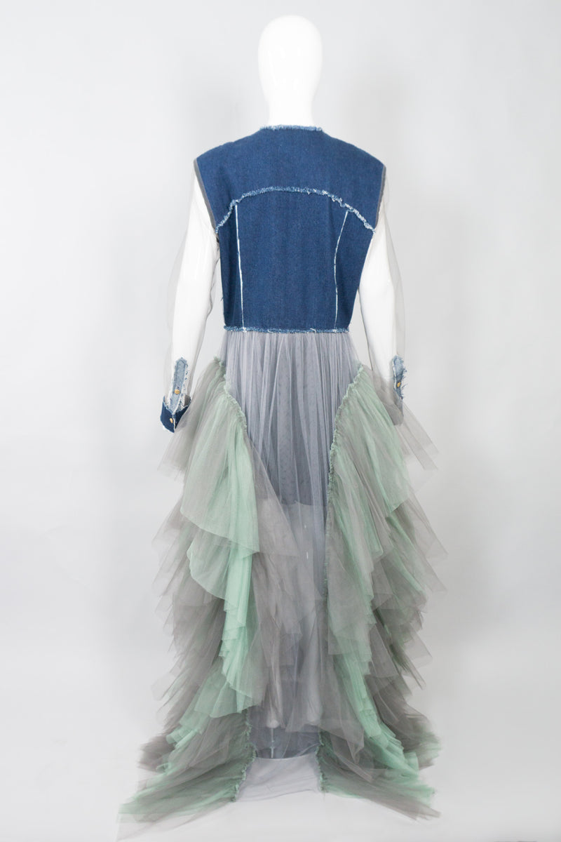 Natasha Zinko Denim Tulle Hi-Lo Mermaid Mullet Dress Recess Natasha Zinko Denim Tulle Hi-Lo Mermaid Mullet Dress Recess