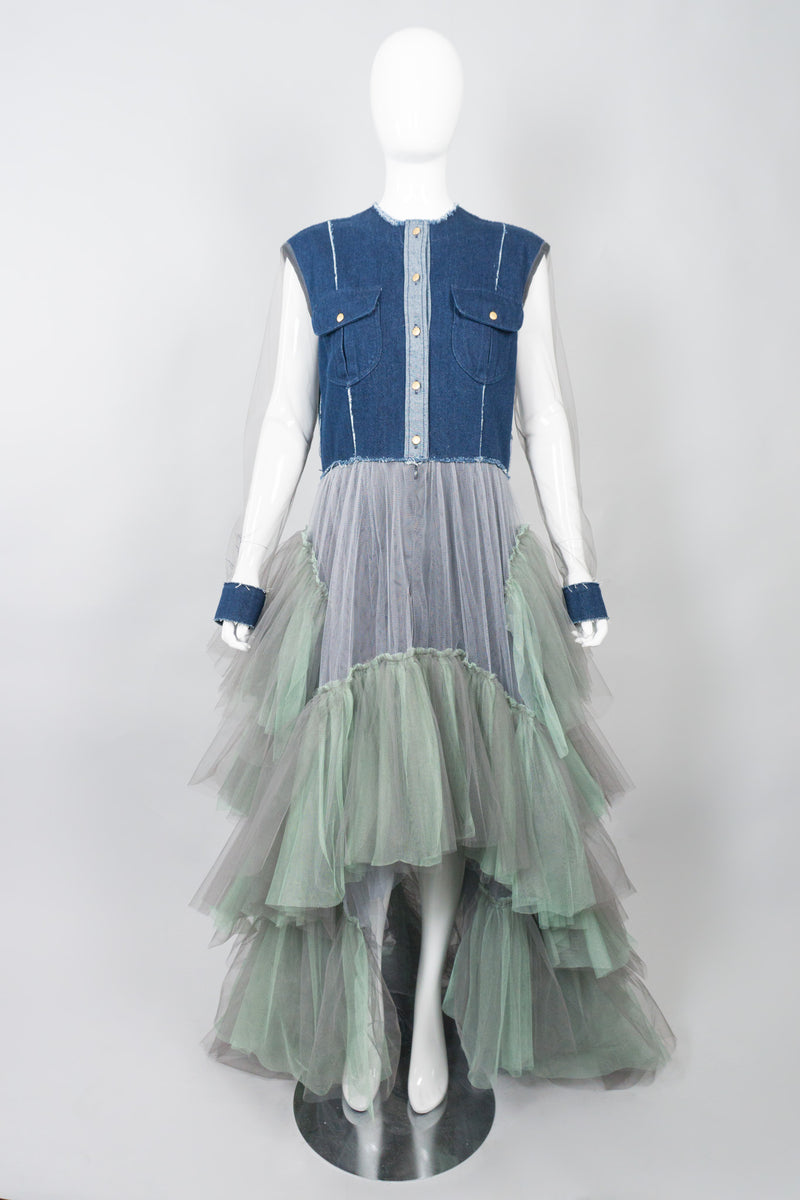 Natasha Zinko Denim Tulle Hi-Lo Mermaid Mullet Dress Recess Natasha Zinko Denim Tulle Hi-Lo Mermaid Mullet Dress Recess