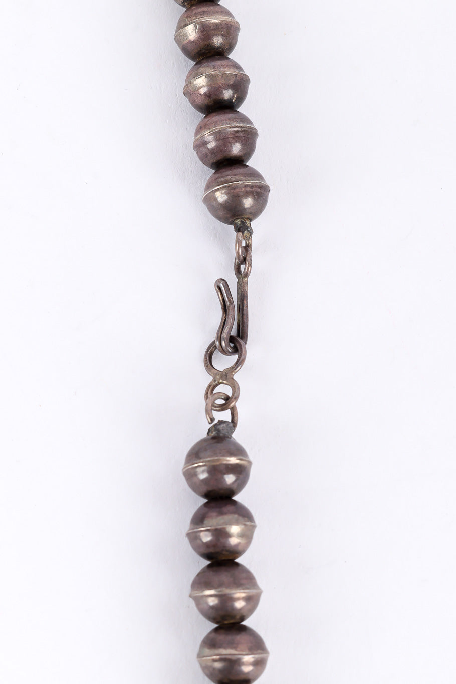 Vintage sterling squash blossom necklace hook and eye closure @recessla