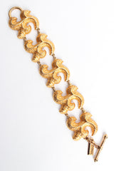 Vintage Natori Fleur Foliage Link Bracelet front @ Recess Los Angeles