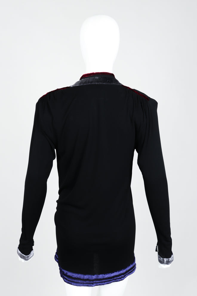 Vintage Janice Wainwright Crepe Jersey Top Set on Mannequin Back at Recess Los Angeles