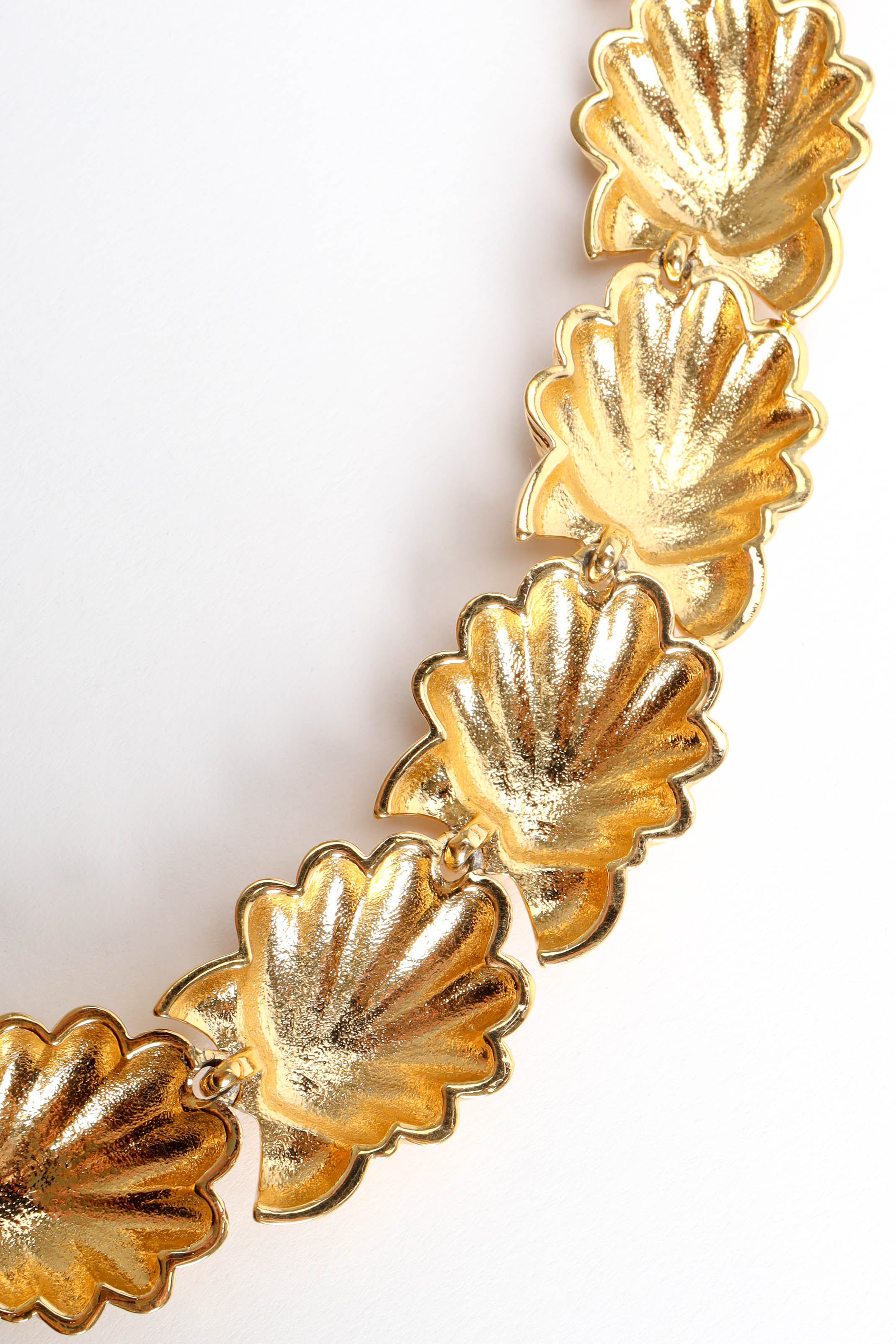 Vintage Nina Ricci Shell Collar Choker Necklace inverse @ Recess LA