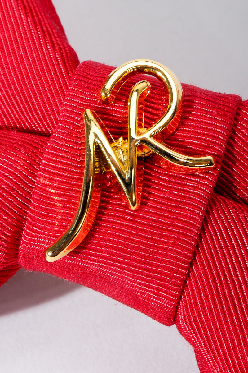 Vintage Nina Ricci Gold Logo Detail at Recess Los Angeles