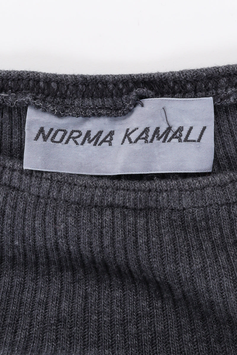 Vintage Norma Kamali Wide Harem Pant tag slightly detaching @ Recess LA