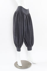 Vintage Norma Kamali Wide Harem Pant mannequin side angle @ Recess LA