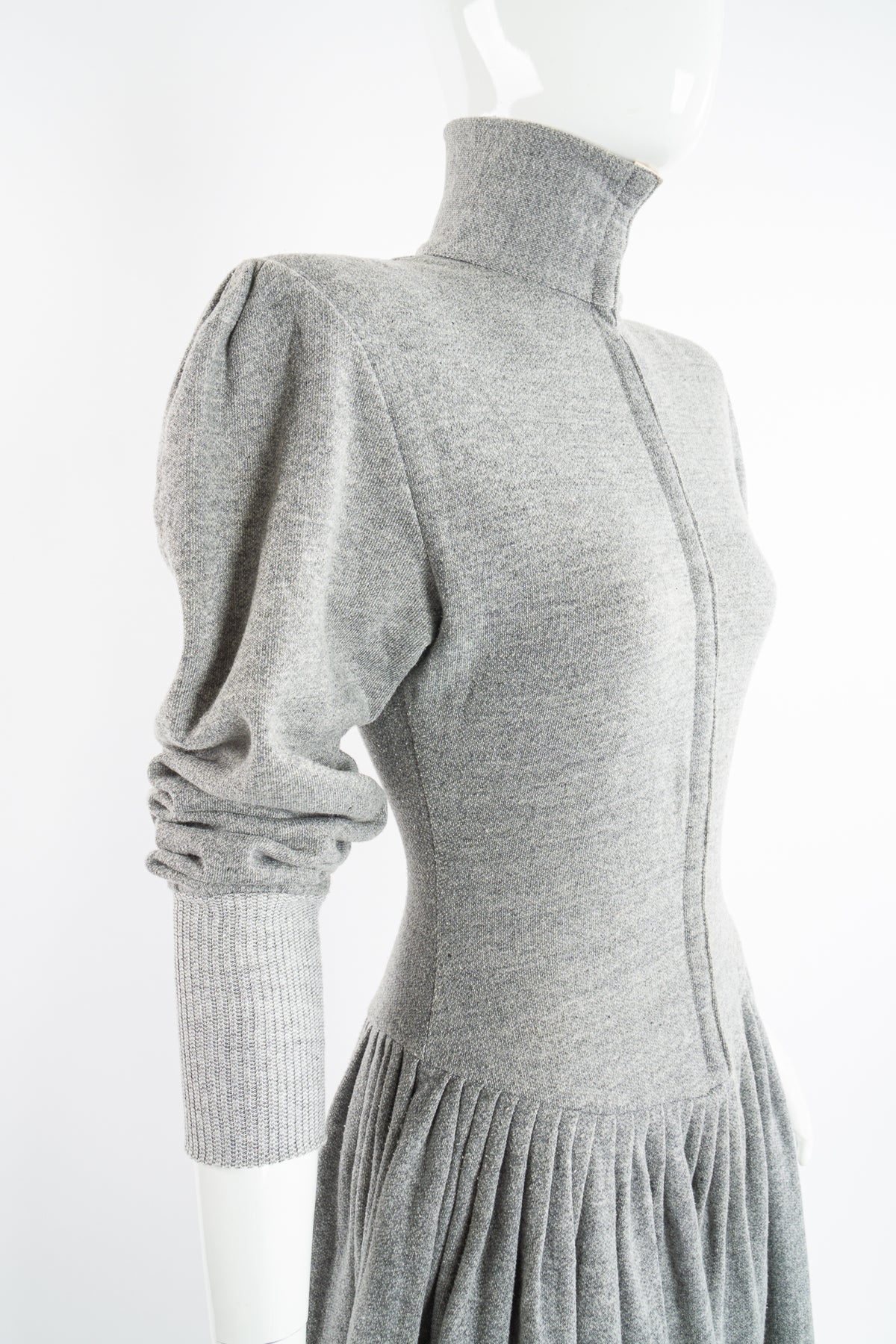 Vintage Norma Kamali Iconic Fleece Sweatshirt Dress Recess Vintage Norma Kamali Iconic Fleece Sweatshirt Dress Recess