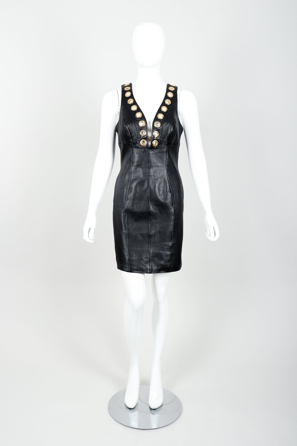 Vintage Michael Hoban for North Beach Leather Leather Bodycon Dress at  Recess Los Angeles