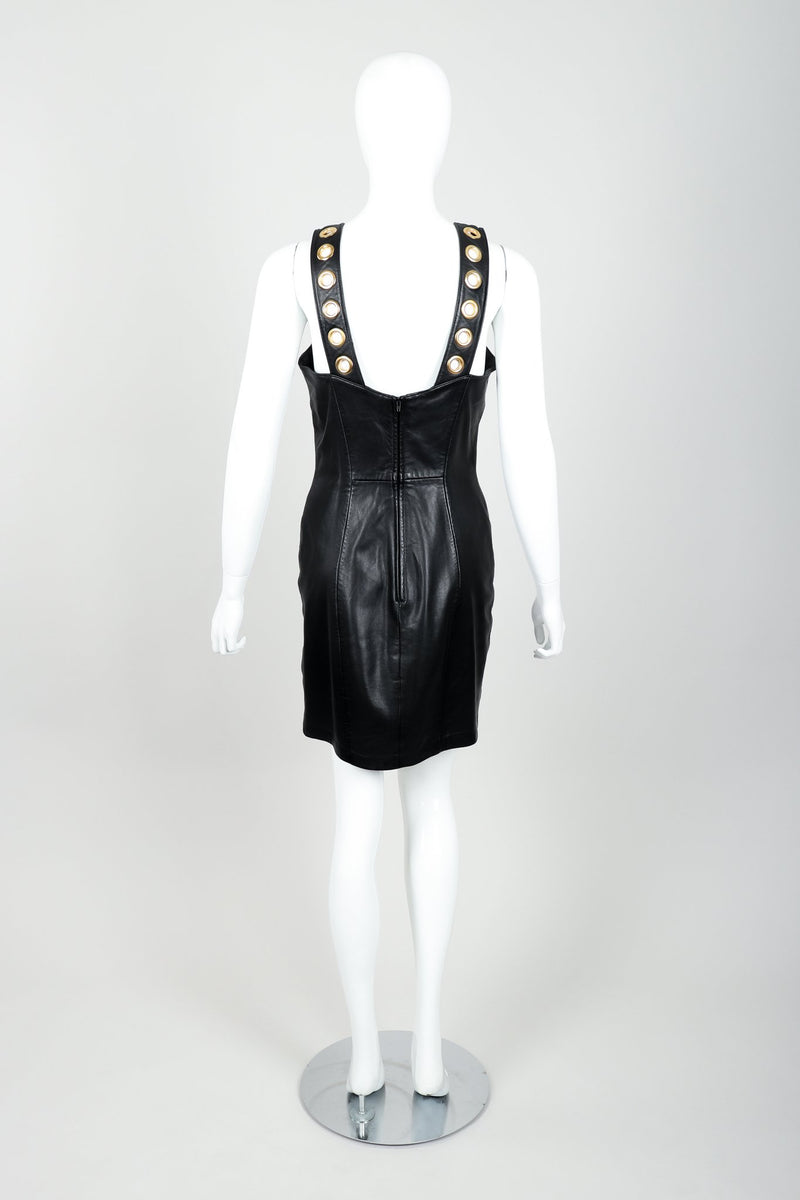 Vintage Michael Hoban for North Beach Leather Leather Bodycon Dress at Recess Los Angeles Vintage Michael Hoban for North Beach Leather Leather Bodycon Dress at Recess Los Angeles