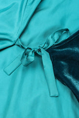 Recess Los Angeles Vintage OMO Norma Kamali Velvet Sleeping Bag Robe Wrap Top 