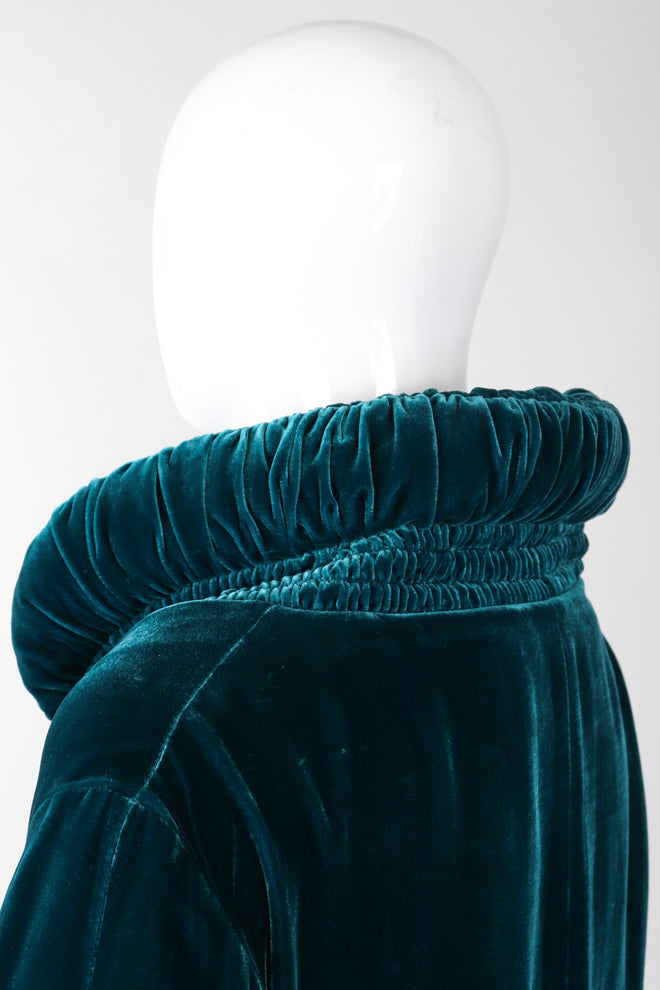 Recess Los Angeles Vintage OMO Norma Kamali Velvet Sleeping Bag Robe Wrap Top 