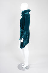 Recess Los Angeles Vintage OMO Norma Kamali Velvet Sleeping Bag Robe Wrap Top 