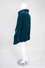 Recess Los Angeles Vintage OMO Norma Kamali Velvet Sleeping Bag Robe Wrap Top 