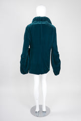 Recess Los Angeles Vintage OMO Norma Kamali Velvet Sleeping Bag Robe Wrap Top 