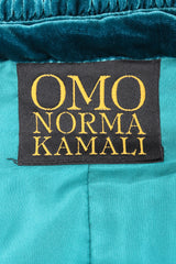 Recess Los Angeles Vintage OMO Norma Kamali Velvet Sleeping Bag Robe Wrap Top 