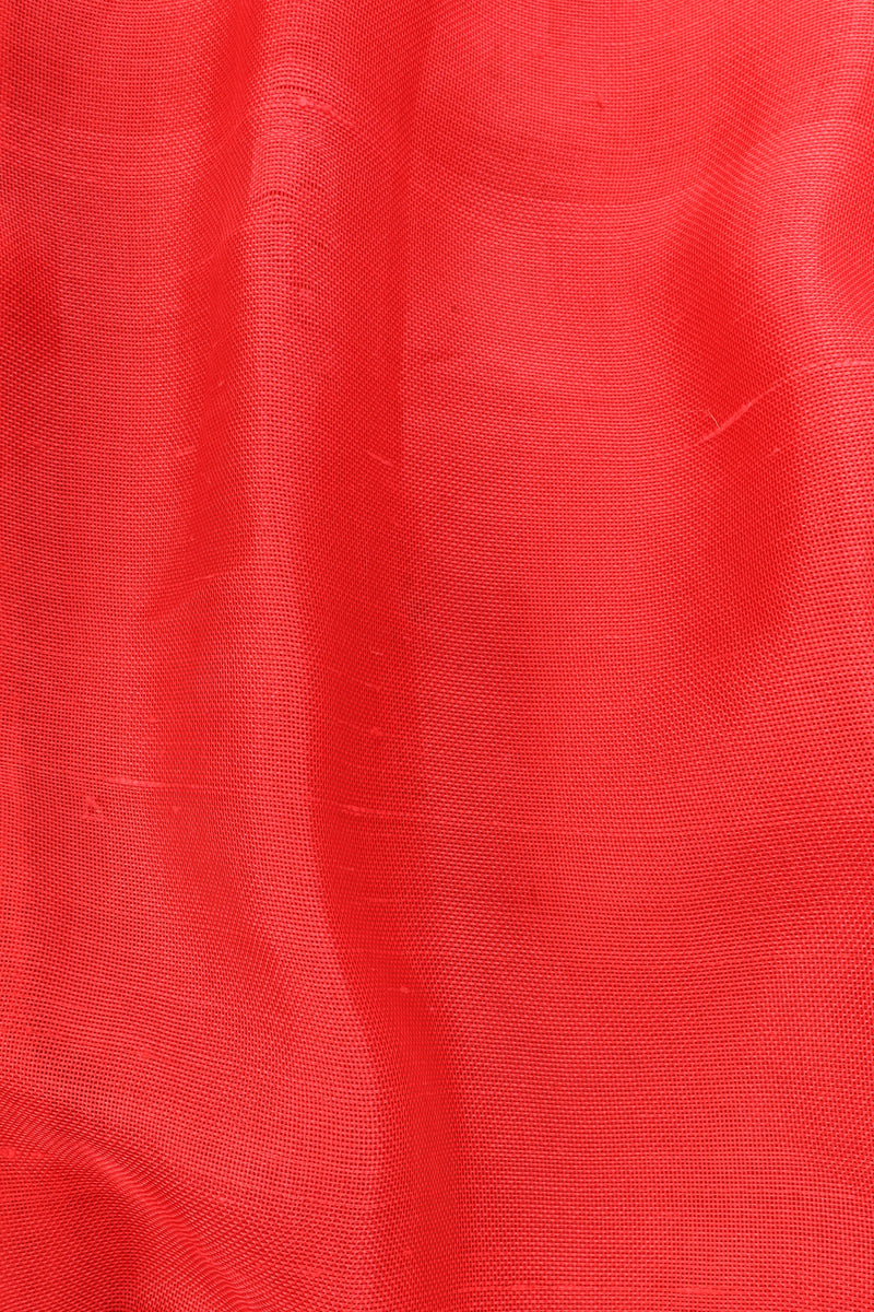 Vintage Oscar de la Renta Floral Top & Skirt Set mesh fabric close up @ Recess LA