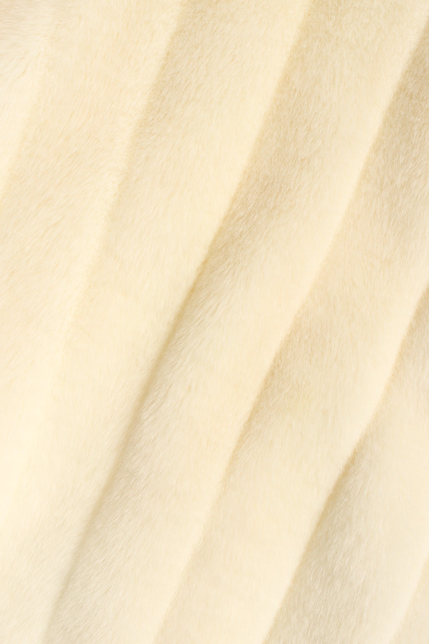 Vintage Oleg Cassini Striped Column Faux Fur Coat faux fur column close@ Recess LA