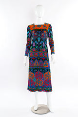 printed tunic dress by Olivier de Verlon mannequin front @recessla