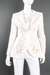 Vintage Originations by Harvey Krantz Cord Embroidered 3-Piece Suit on Mannequin crop @ Recess LA