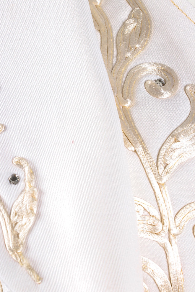 Vintage Originations by Harvey Krantz Cord Embroidered 3 pc Suit sleeve spot @ Recess LA